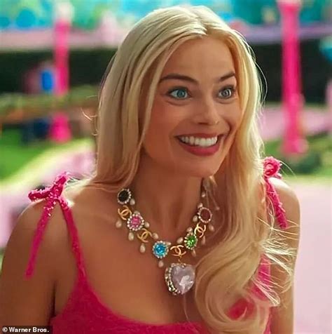 barbie chanel nevklace|margot robbie barbie chanel necklace.